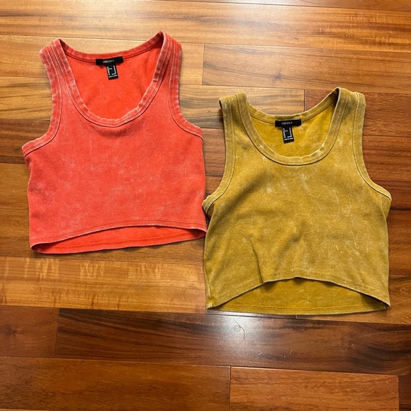 Forever 21 Tops - NWOT Acid Wash Tank Top Bundle